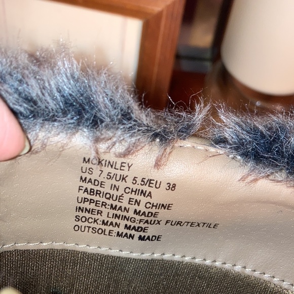 NIB JUST FAB MCKINLEY FAUX FUR BOOTS (7.5) - Picture 7 of 7